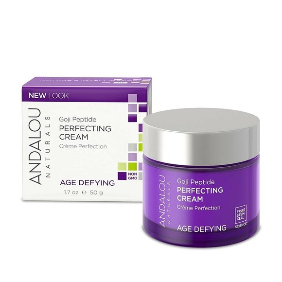 BNIB - Andalou Naturals Age Defying Goji Peptide Perfecting Facial Cream 50 g 1. - Picture 2 of 6